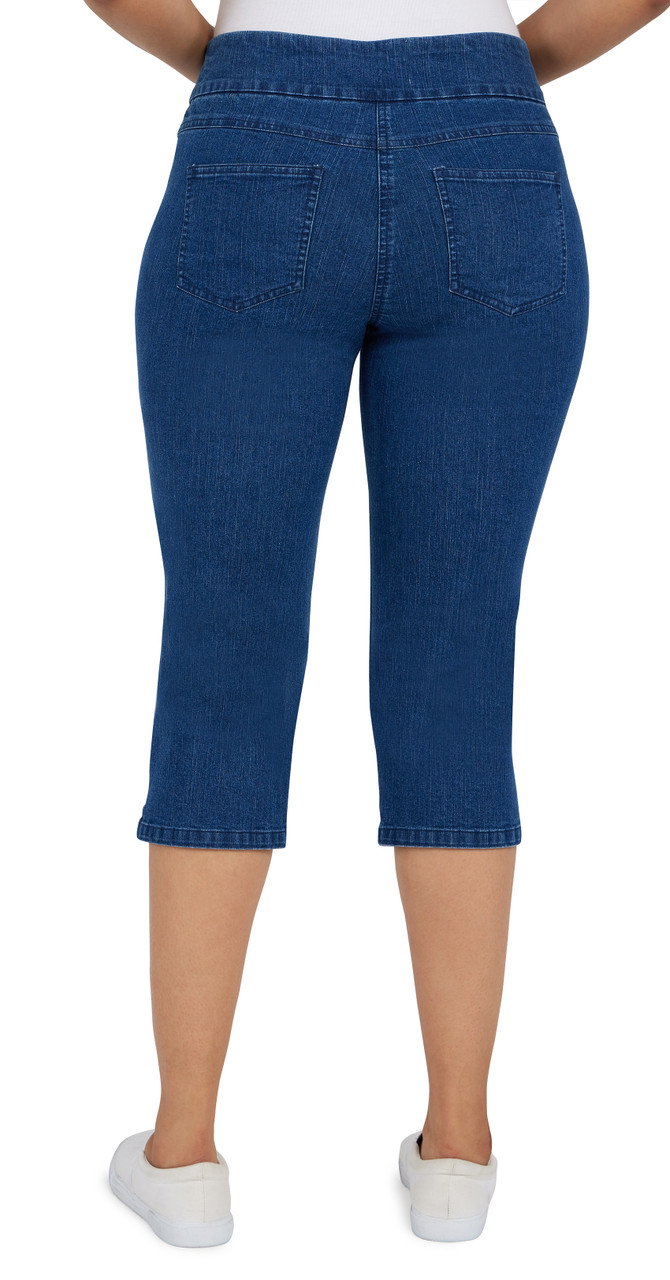 Final Sale - Love Your Body - Premium Stretch Denim Capri 4-Pocket Jeans by  Laura Byrnes – pinupgirlclothing.com